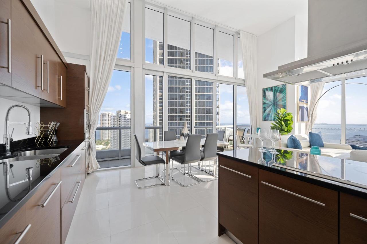 Iconic Luxurious High Ceilings Unit Brickell W Lägenhet Miami Exteriör bild