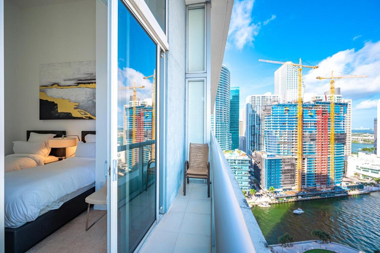Iconic Luxurious High Ceilings Unit Brickell W Lägenhet Miami Exteriör bild