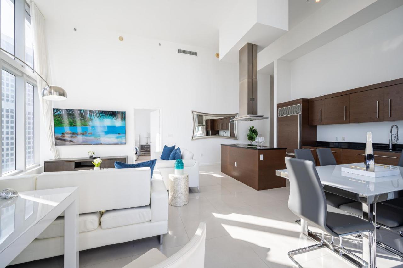 Iconic Luxurious High Ceilings Unit Brickell W Lägenhet Miami Exteriör bild