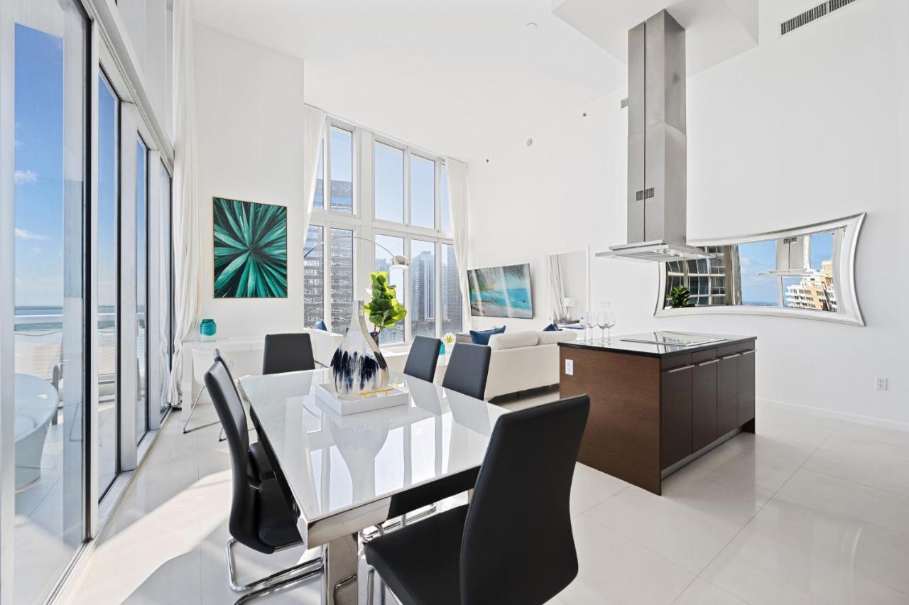 Iconic Luxurious High Ceilings Unit Brickell W Lägenhet Miami Exteriör bild