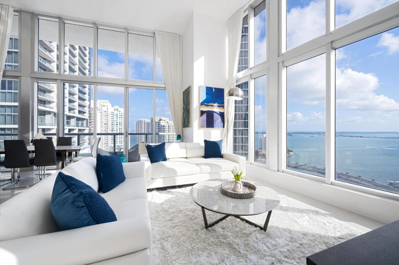 Iconic Luxurious High Ceilings Unit Brickell W Lägenhet Miami Exteriör bild