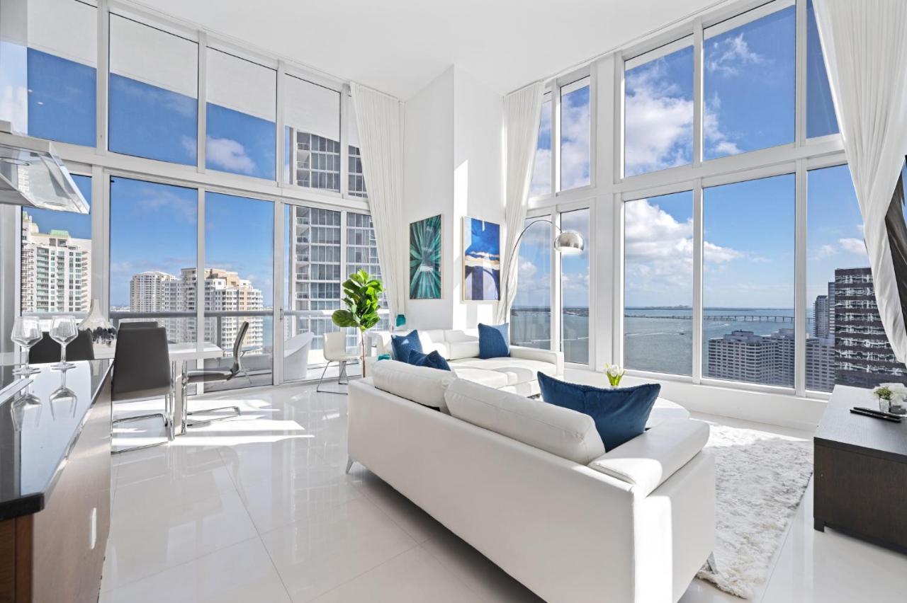 Iconic Luxurious High Ceilings Unit Brickell W Lägenhet Miami Exteriör bild